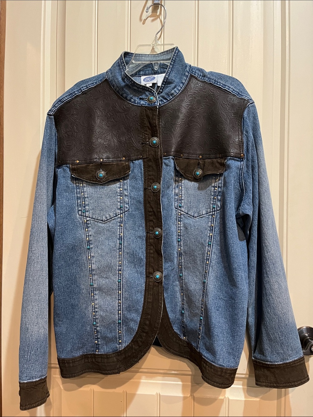 DG2 by Diane Gilman Denim Jacket size 1X women’s